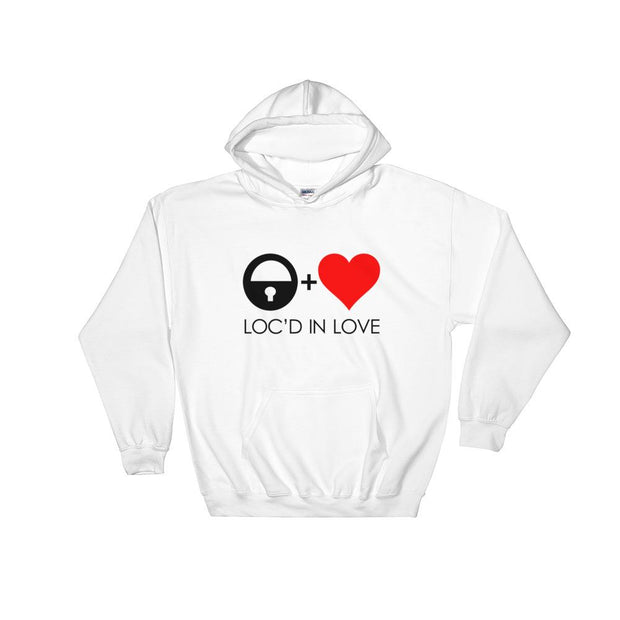 Hooded Sweatshirt Love Black